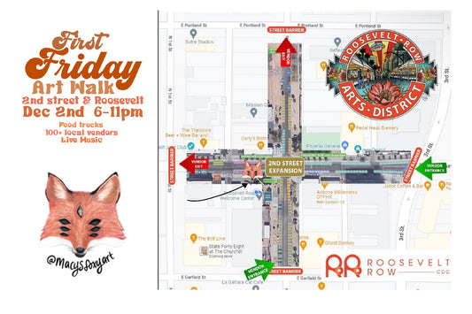 1st Fridays Art Walk on Roosevelt Row