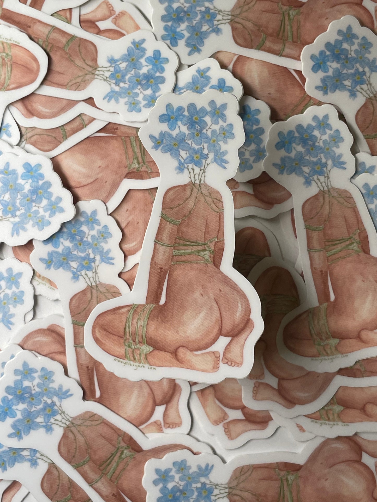 Vinyl stickers - waterproof - Forget Me Knots