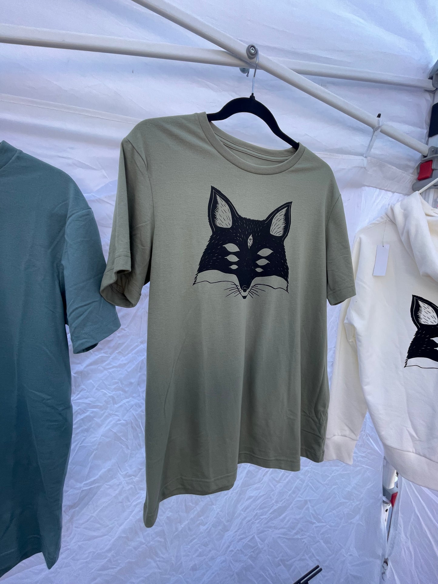 Fox logo screen printed shirts
