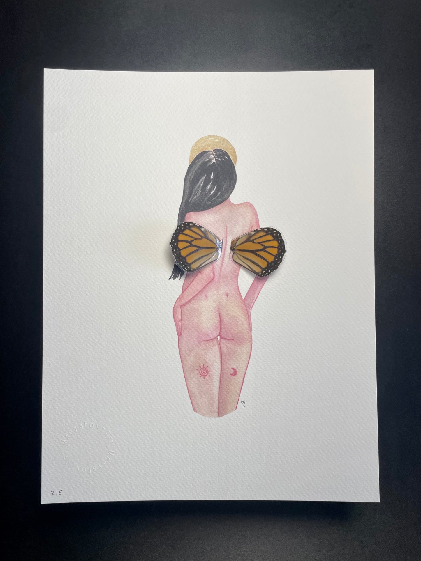 Sunset Fairy with Monarch wings 2 of 5