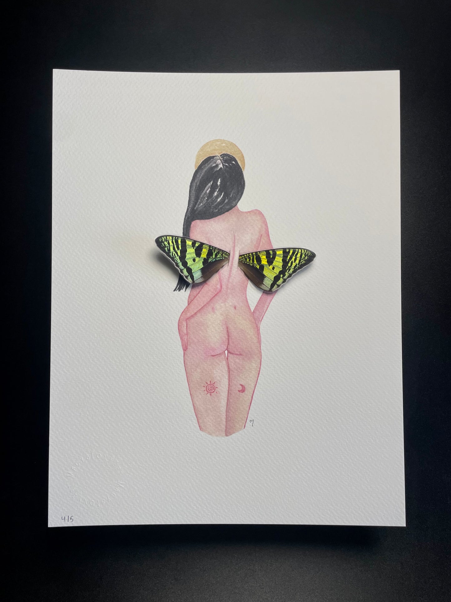 Sunset Fairy with Sunset Moth wings 4 of 5