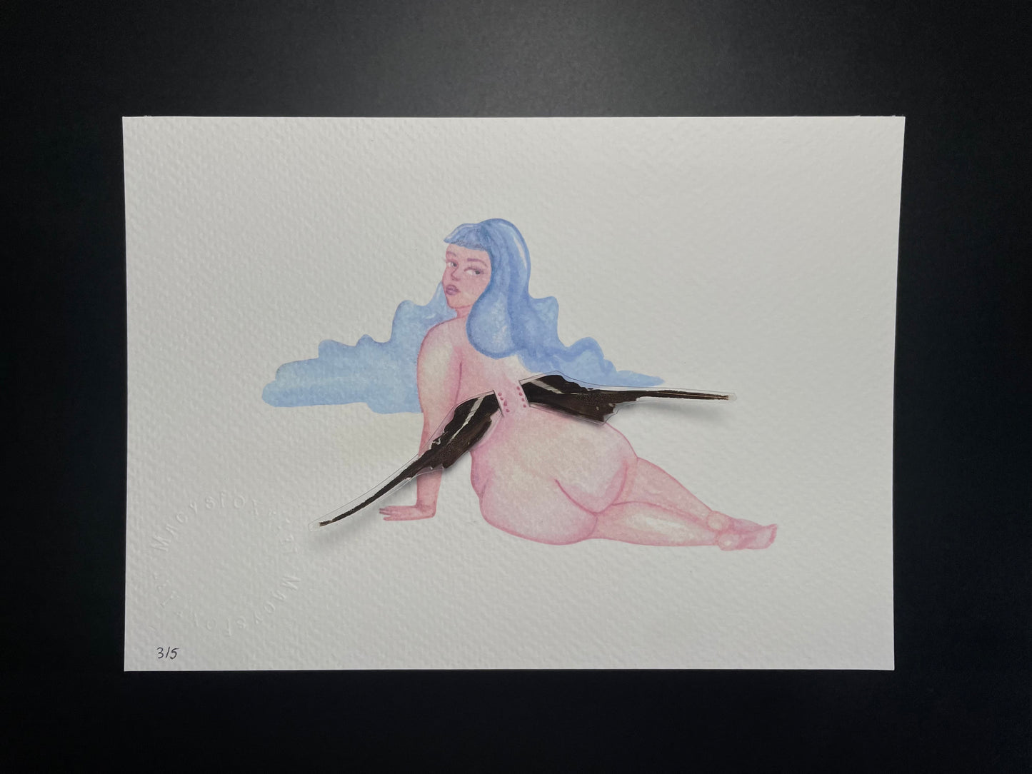 Cloud Fairy with Green Dragontail wings 3 of 5