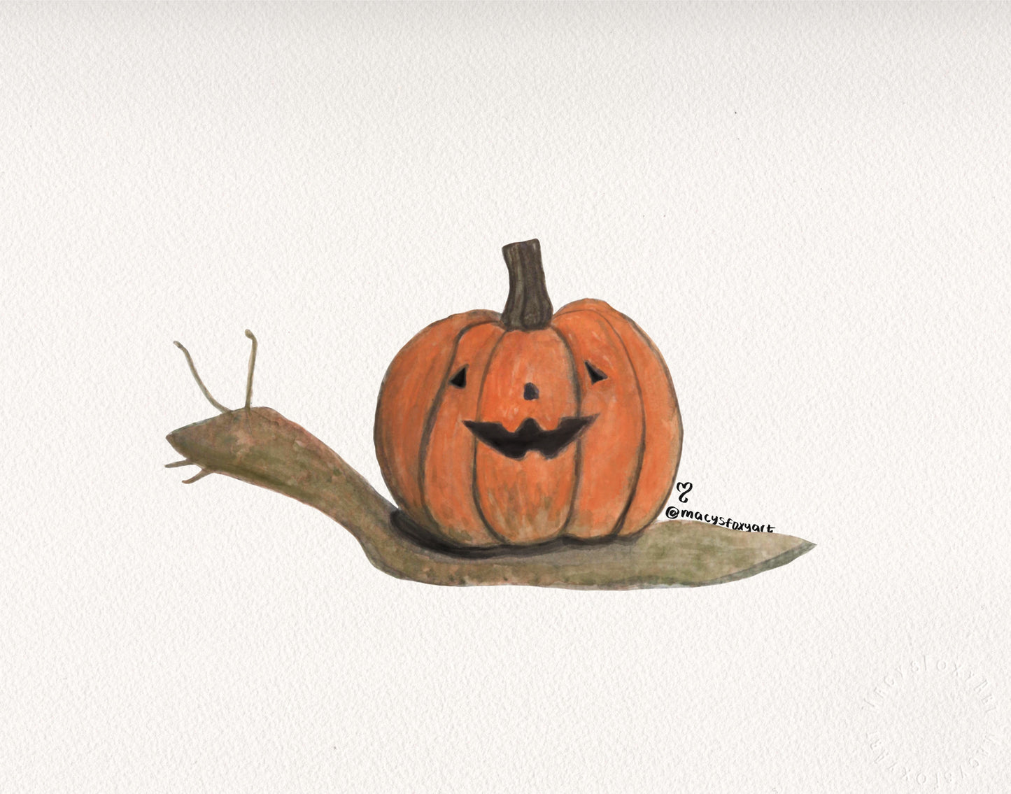 Snail-O-Lantern - Giclee fine art prints