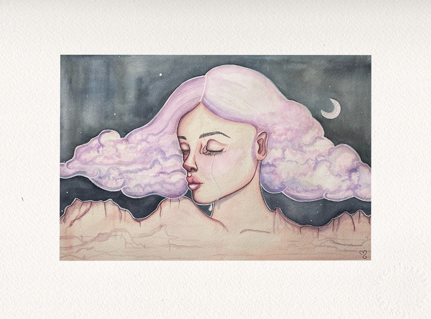 Monsoon Moonrise - Giclee fine art prints