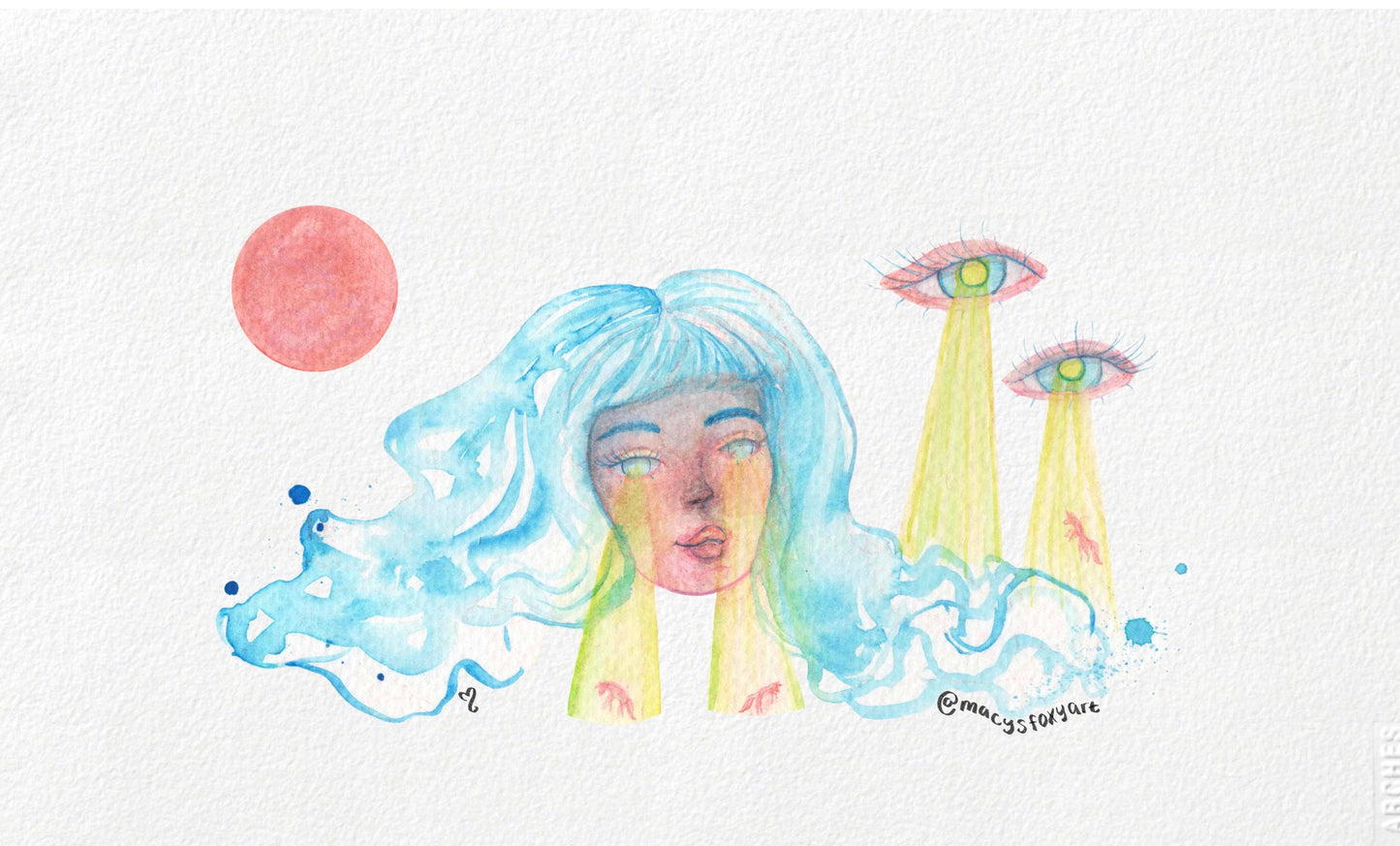 UFO Babe - Giclee fine art prints