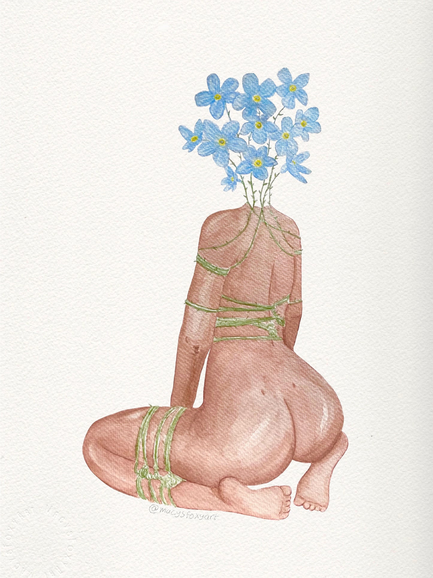 Limited Edition For-get-me-not - Glicee Fine Art Print