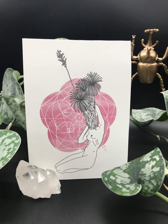 Pink Yucca Pinup - Giclee fine art prints
