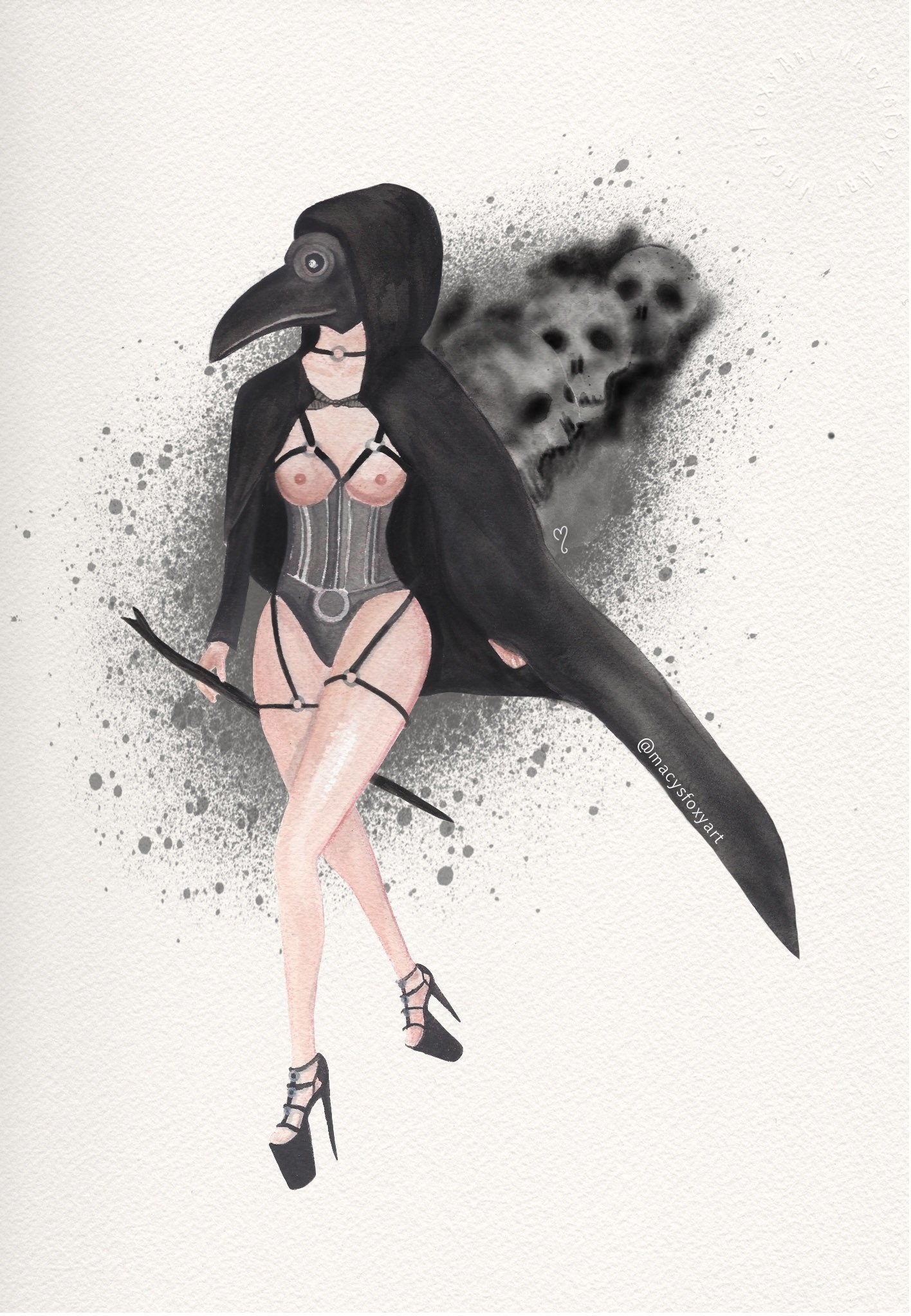 Plague Doctor - Giclee fine art prints