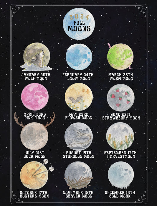 2024 Full Moon Calendar